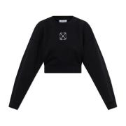 Sweatshirt med logo