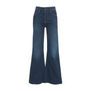 Stilig Luna Flare Fit Blå Jeans