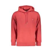 Rosa Bomull Hettegenser Sweatshirt