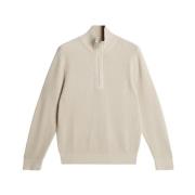 Half Zip Strikket Genser Moonbeam