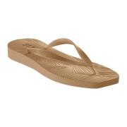 Tapered Platform Flip Flop Sko