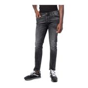 Mørk Grå Slim Fit Jeans