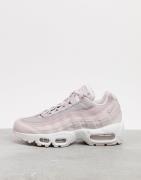 Nike Air Max 95 trainers with soft pink
