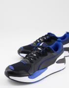 Puma X-Ray Game trainers in black and white