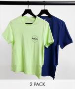 Levi's Exclusive to ASOS 2 pack modern vintage circle logo t-shirt in ...