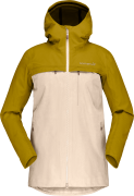 Norrøna Women's Svalbard Cotton Jacket Golden Palm/Ecru