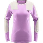 Haglöfs Natural Blend Tech Crew Neck Women Concrete/Purple Ice