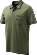 Beretta Men's Airmesh Polo Ss Green