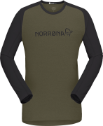 Norrøna Men's Fjørå Equaliser Lightweight Long Sleeve Olive Night