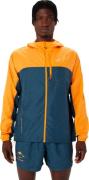 Asics Men's Fujitrail Packable Windbreaker Fellow Yellow/Magnetic Blue