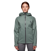 Black Diamond Women's StormLine Stretch Rain Shell Jacket Laurel Green