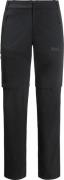 Jack Wolfskin Men's Glastal Zip Away Pants Black