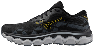 Mizuno Men's Wave Horizon 7 Black/Citrus/Turbulence