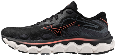 Mizuno Women's Wave Horizon 7 Black/Dubarry/Nimbus Cloud