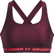 Women's UA Crossback Mid Bra Dark Maroon