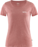 Fjällräven Women's Fjällräven Logo T-Shirt Rowan Red-Melange