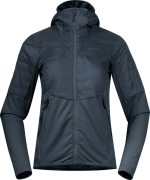 Bergans Women's Senja Midlayer Hood Jacket Orion Blue