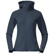 Bergans Women's Ulstein Wool Hood Jacket Orion Blue