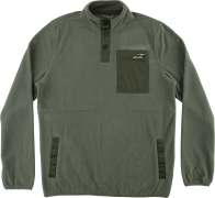 Salty Crew Men's Edgewater Pullover Fleece Fatigue Green