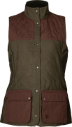 Women's Retrieve Waistcoat Dark warm olive/Burgundy