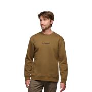 Black Diamond Men's Heritage Wordmark Crewneck Dark Curry