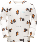 Jack Wolfskin Kids' Gleely Print Longsleeve Cotton White Allover