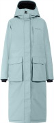 Didriksons Women's Leya Parka Long 3 Factory Blue