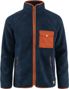 Fjällräven Men's Vardag Pile Fleece Navy-Autumn Leaf