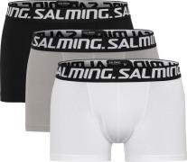 Salming Men's Sam 3-Pack Boxer White/Zinc/Black