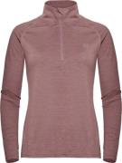 Hellner Nunis Halfzip Ls Tee Women Rose Taupe