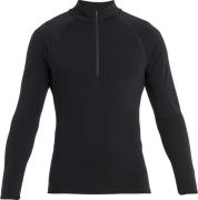 Icebreaker Men's Merino 300 MerinoFine™ Polar Longsleeve Half Zip Blac...