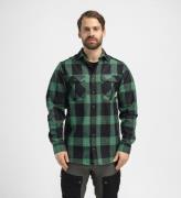 Aclima Men's ReBorn Woolshirt Check Dark Grey/Green