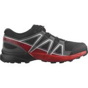 Salomon Juniors' Speedcross Black/Quiet Shade/High Risk Red