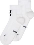 On Core Run Sock Mid 2P White