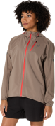 Asics Women's Fujitrail Elite Waterproof Jacket Taupe Grey