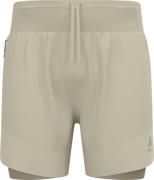 Odlo Men's Odlo X-Alp Trail 6 Inch 2-In-1 Short Agate Gray - Vetiver
