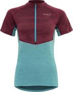 Devold Women's Standal Merino Tee Zip Neck Tropical