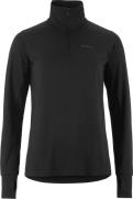 Craft Women's Flow Half Zip Longsleeve Black Melange