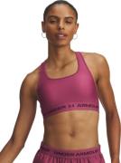 Under Armour Women's UA Crossback Mid Bra Fuchsia Dusk