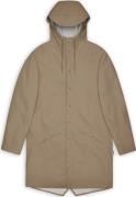 Rains Unisex Long Jacket Beige