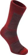 Wrightsock Merino Coolmesh II Crew Anti Blister System Grey/Fire