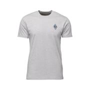 Black Diamond M Heritage Alpinist Ss Tee Nickel Heather