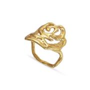 Jane Kønig Big Rose Ring 18 kt. Gullforgylt sølv BRR-HOL23-G