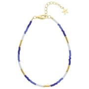 Nuni Copenhagen Kira Armbånd 18 kt. Gullforgylt sølv A3025-Blue