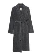 Hotel Velour Robe Morgenkåpe Grey Lexington Home