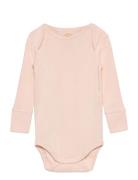 Rib Jersey Long Sleeve Body Bodies Long-sleeved Pink Copenhagen Colors