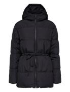 Slfalina Puffer Jacket B Fôret Jakke Black Selected Femme