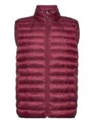 Packable Recycled Vest Vest Burgundy Tommy Hilfiger