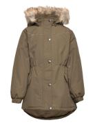 Jacket Mathilde Tech Parkas Jakke Khaki Green Wheat