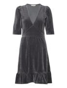 Saga Dress Kort Kjole Grey ODD MOLLY